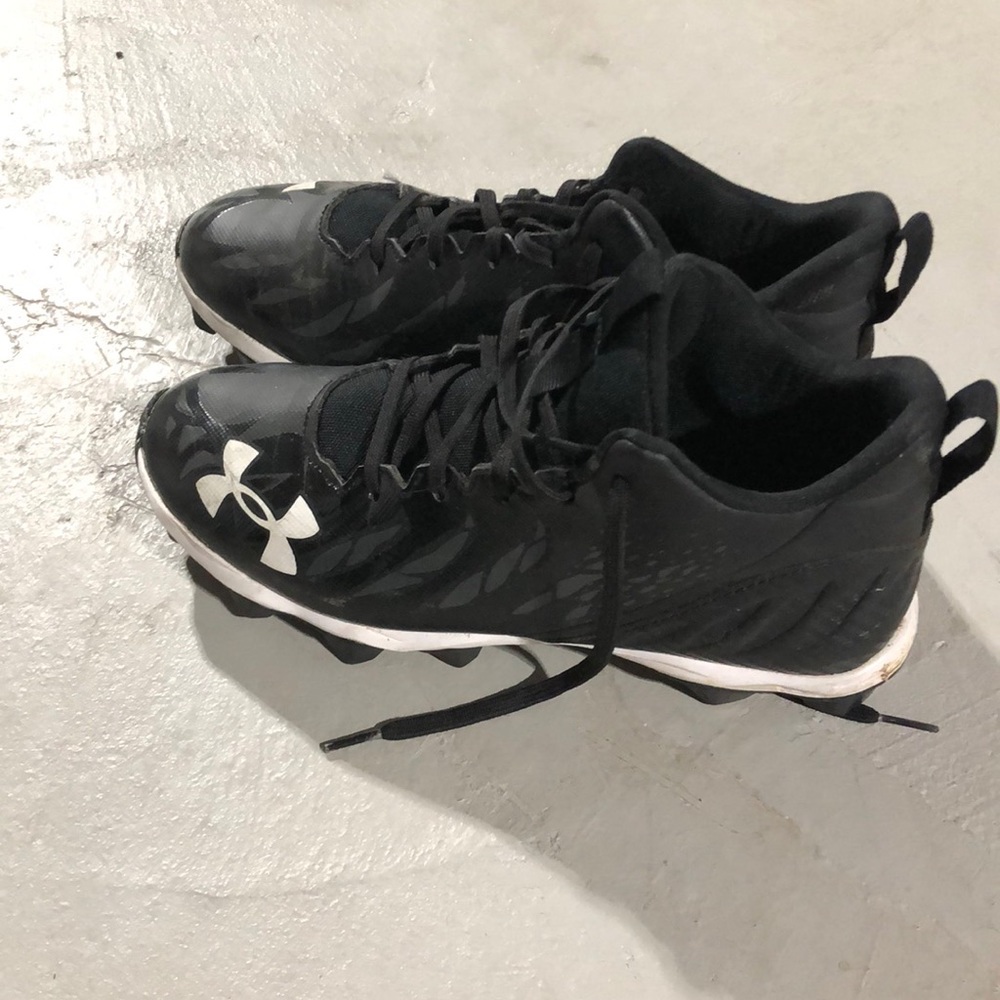 Used for a kicker one season almost new football shoes